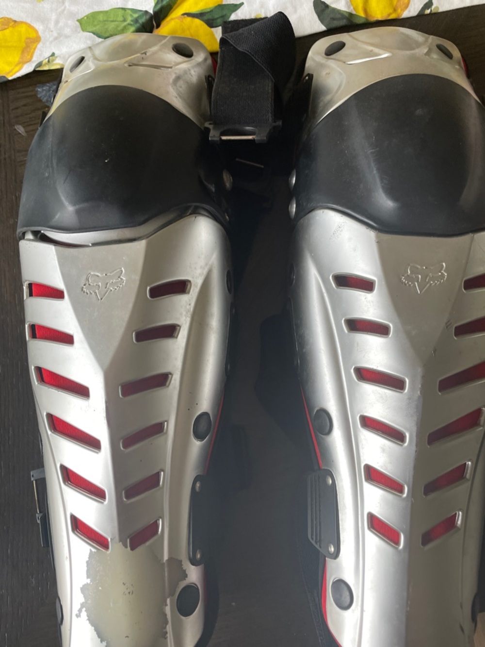 Fox Black Motocross Boots with Red Accent - Picture 7 of 9